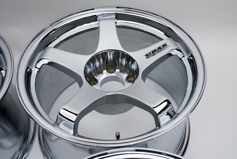 URAS NS-01 17" 9.5J +15 (5x114.3) *Triple Chrome Plated*