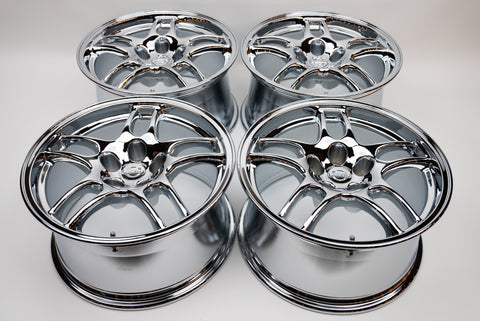 Nissan Skyline R33 GTR 17" 9J +30 (5x114.3) *Triple Chrome*