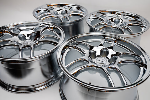 Nissan Skyline R33 GTR 17" 9J +30 (5x114.3) *Triple Chrome*