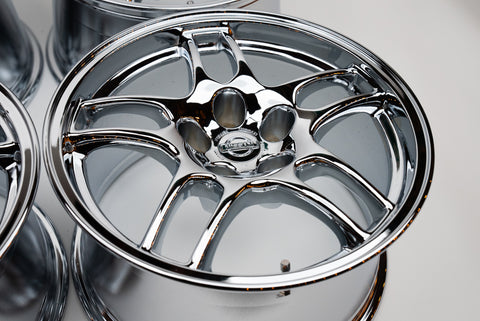 Nissan Skyline R33 GTR 17" 9J +30 (5x114.3) *Triple Chrome*