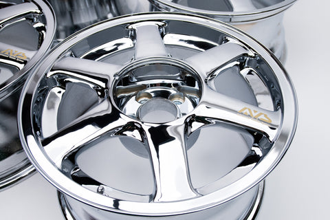 Yokohama AVS VS6 17" 9J +18 (5x114.3) *Triple Chrome Plated*