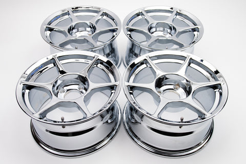 Buddy Club P1 15" 8J +12 (4x114.3) *Triple Chrome Plated*