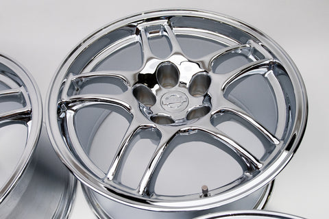 Nissan Skyline R33 GTR 17" 9J +30 (5x114.3) *Triple Chrome Plated*