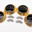 Yokohama AVS Model 6 Reproduction Center Caps *Anodized Gold*