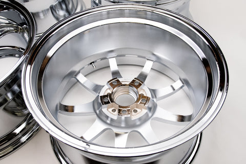 WORK D9R 18" 9.5J +12 (5x114.3) *Triple Chrome Plated*