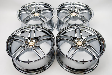 AVS Model 5 17" 8J +30 (5x114.3) *Triple Chrome Plated*