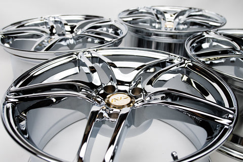 AVS Model 5 17" 8J +30 (5x114.3) *Triple Chrome Plated*