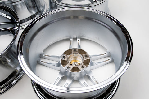 AVS Model 5 17" 8J +30 (5x114.3) *Triple Chrome Plated*