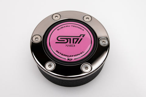 Subaru STI Horn Button *Black Chrome Trim Ring* for NARDI