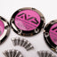 Yokohama AVS Model 5 Reproduction Center Caps *Dark Pink / Black Chrome *