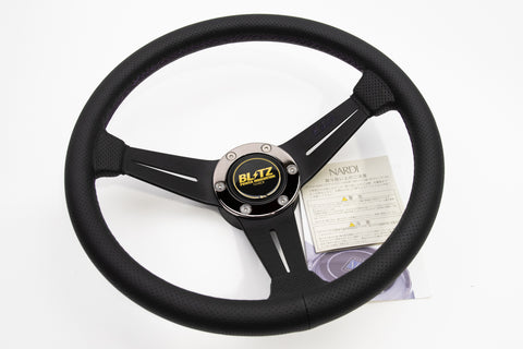 350mm Nardi Deep Corn Classic *Purple Stitching / BLITZ Horn*