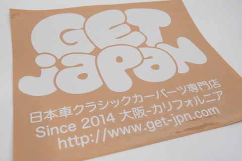 GET Japan Rear Window Sticker