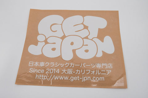 GET Japan Rear Window Sticker