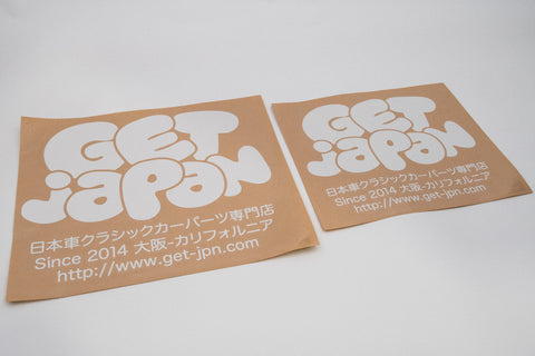 GET Japan Rear Window Sticker