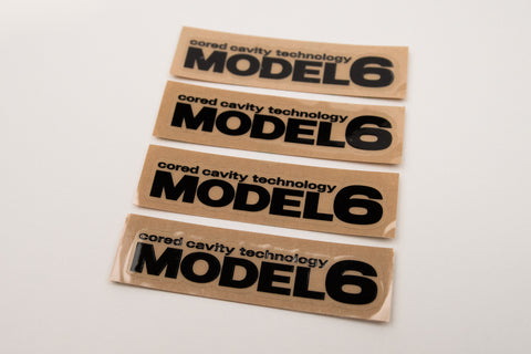 Yokohama Advan AVS Model 6 Spoke Stickers