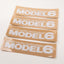 Yokohama Advan AVS Model 6 Spoke Stickers