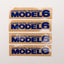 Yokohama Advan AVS Model 6 Spoke Stickers