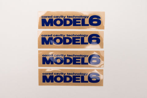 Yokohama Advan AVS Model 6 Spoke Stickers