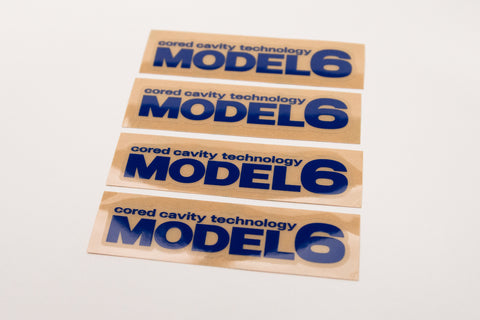 Yokohama Advan AVS Model 6 Spoke Stickers