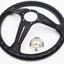 350mm Nardi Rally Deep Corn *Blue Stitching*