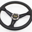 350mm Nardi Rally Deep Corn *Gold Stitching, NISMO Version*