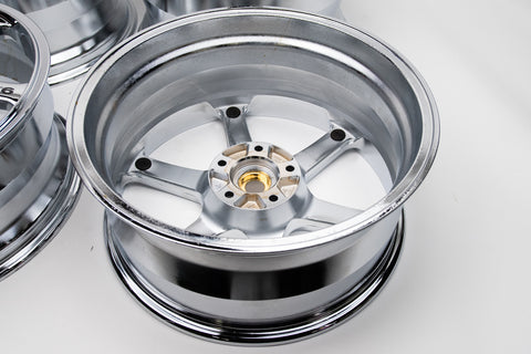 Yokohama AVS Model 6 18" 9J +35, 8J +35 (5x114.3) *Triple Chrome Plated*