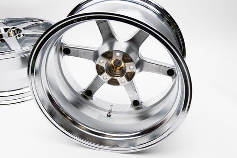 Yokohama AVS Model 6 18" 9J +35, 8J +35 (5x114.3) *Triple Chrome Plated*