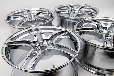 Yokohama AVS Model 5 18" 9J +35 (5x114.3) *Triple Chrome Plated*