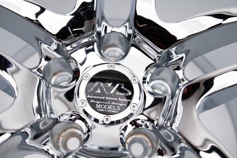 Yokohama AVS Model 5 18" 9J +35 (5x114.3) *Triple Chrome Plated*