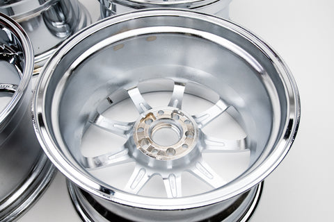 Work Emotion XD9 18" 10J +18 (5x114.3) *Triple Chrome Plated*