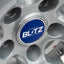 Blitz BRW03 Reproduction Center Caps *Blue/Chrome*