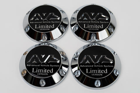 Yokohama AVS Model 6 Reproduction Center Caps *Chrome Limited Version*