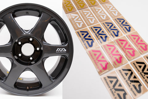 Yokohama AVS VS6 Spoke Stickers