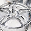 AVS Model 5 17" 9JJ +35, 8JJ +30 (5x114.3) *Triple Chrome Plated*