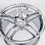 AVS Model 5 17" 9JJ +35, 8JJ +30 (5x114.3) *Triple Chrome Plated*