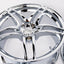 AVS Model 5 17" 9JJ +35, 8JJ +30 (5x114.3) *Triple Chrome Plated*