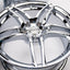 AVS Model 5 17" 9JJ +35, 8JJ +30 (5x114.3) *Triple Chrome Plated*