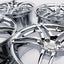 AVS Model 5 17" 9JJ +35, 8JJ +30 (5x114.3) *Triple Chrome Plated*