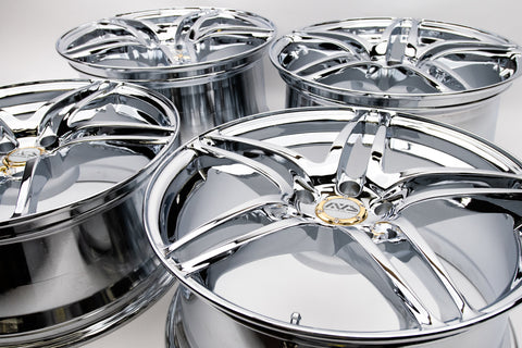 AVS Model 5 18" 9JJ +35, 8JJ +30 (5x114.3) *Triple Chrome Plated*