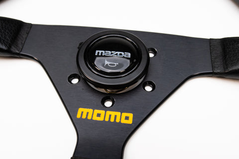 350mm MOMO D-Cut *Mazda Horn Button*